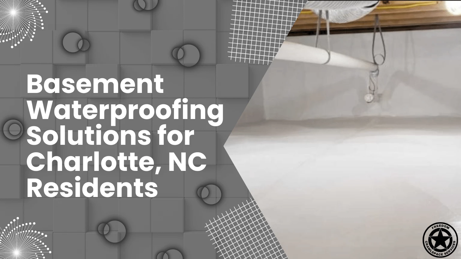 basement waterproofing solutions for charlotte, nc residents